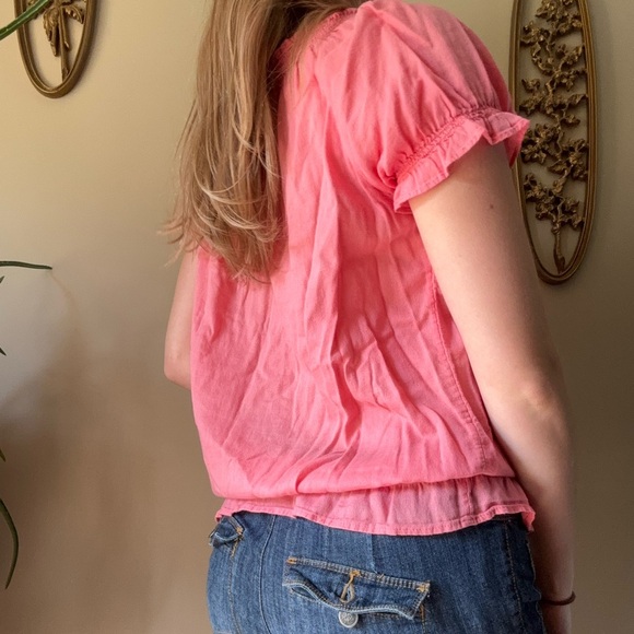 St. John's Bay 100% Cotton Paisley Top - Picture 4 of 7